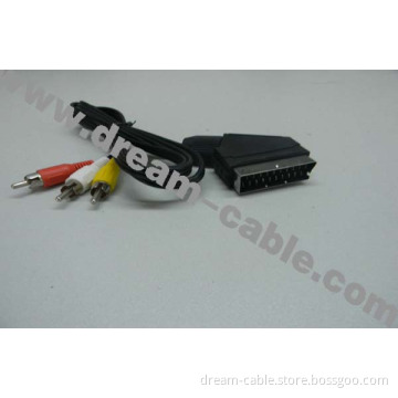 21pin Scart to 3 RCA Cable (YTX104)